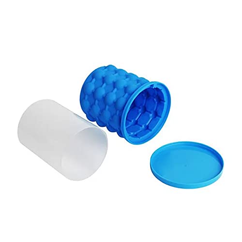 Hielera grande con tapa y molde para cubitos, azul miniatura 5