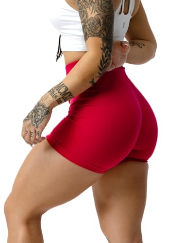 Image of Gymreapers Infinity Seamless Workout Shorts High Waist Biker Shorts for Women Athletic Gym Running Pilates Yoga Sport Short