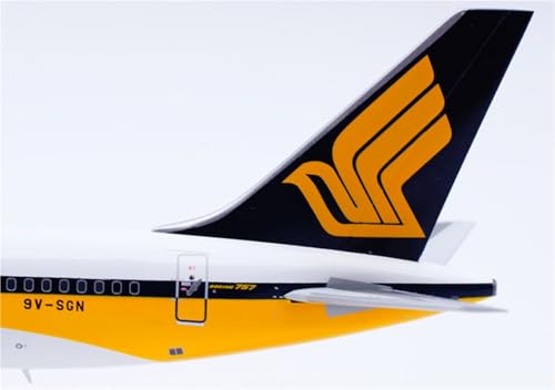 Modelo de avión Singapore Airlines B757 coleccionismo sin problemas de espacio 23cm 5