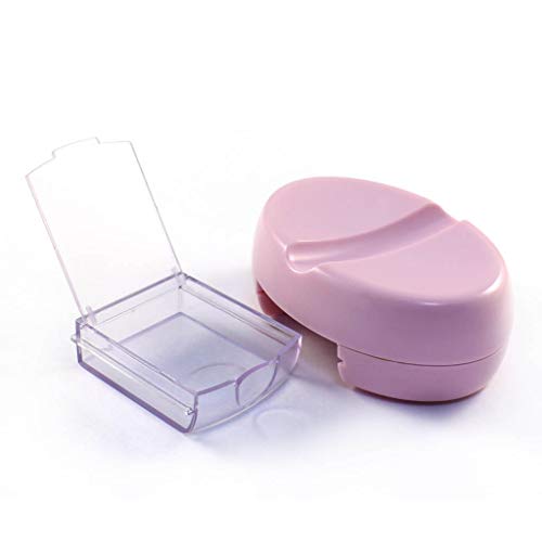 Magnetic Pin Caddy Sewing Tools ，Magnetic Sewing Pincushion With 25 Plastic Head Pins (Pink) #TOP2