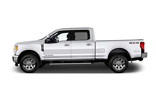Image of Tecoom Compatible with 2017-2024 Ford F250 F350 Mud Flaps Splash Guards Front and Rear Mud Guards (Without OEM Fender Flares) 4PCS Black