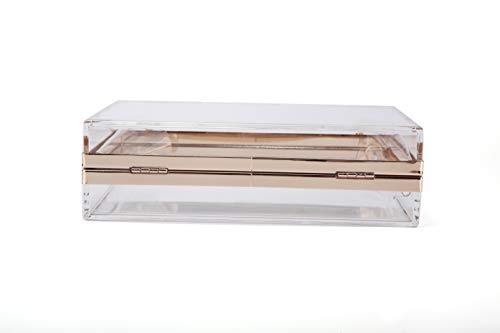 Nodykka Clear Purses And Handbags Crossbody Bags Clutch Purse Sport Events Stadium Approved Shoulder Bag For Women(Gold) #TOP3