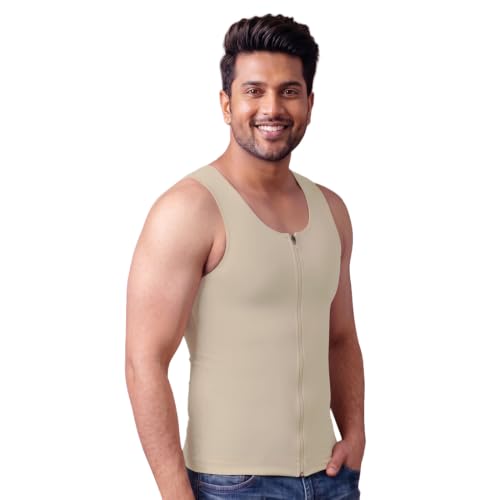 Image of dermawear Men Zenrik-G Gynaecomastia Shapewear Vest for Chest and Abdomen