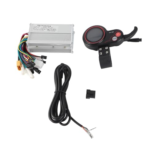 BuyWeek Kit de Controlador de Scooter Eléctrico, 25A 48V Controlador de Motor de Patinetes Eléctrico con Pantalla TF-100 Compatible con Scooter Eléctrico KUGOO M4 10 Pulgadas