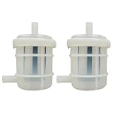 2PCS YM129052-55630 5/16 Inline Oil Water Separator Fuel Filter Compatible with Komatsu 3D68E 3D74E