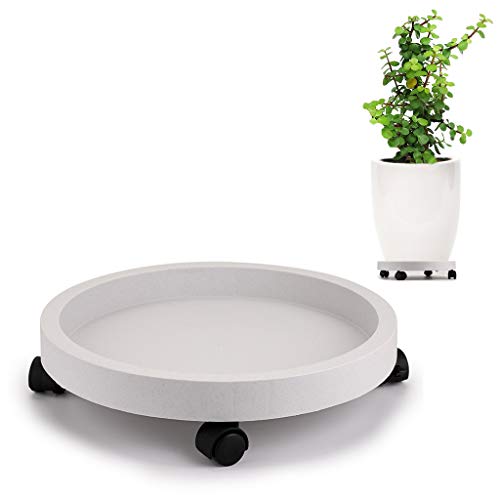 Skelang Plant Caddy 13 Inches, Wheeled Planter Pallet,...