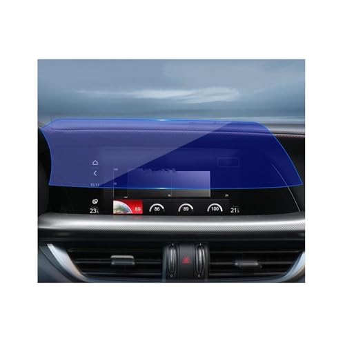 Protecteur d’écran navigation Alfa Romeo Stelvio 2025 en verre trempé anti-rayures 9H