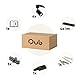 Qub Focus III 1-Phasen Led Schienensystem - 400cm - 6x GU10 Spots - 4x 1m Schienen - Deckenstrahler Schwarz - Erweiterbar & flexibel - LED-kompatibel - Modernes Design Spot lampe