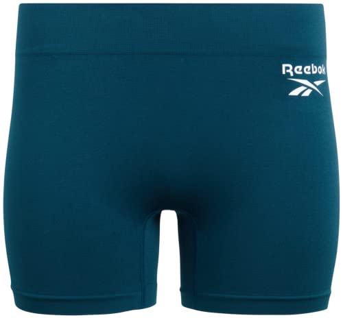 Reebok Women's Boy Shorts Underwear - 2 Pack Performance Mid Length Boyshort Panties - Seamless Underwear for Women (S-XL)4