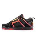 DVS Men's Comanche Skate Shoe Black Red Yellow Nubuck (12, Numeric_12)