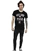 Official Licensed Guns N' Roses Christmas Cross Mens T-Shirt - Rock Band Holiday Tee UK - Available in Multiple UK Sizes - Machine Washable - Officially Licensed - Premium Quality - Soft Cotton Blend #4