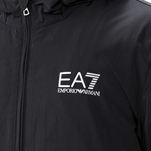 エンポリオアルマーニ EMPORIO ARMANI フード付き黒ジャケット EMPORIO ARMANI エンポリオアルマーニ ジャケット レディース フード