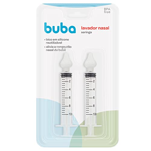 Lavador Nasal Seringa 2 unidades, Buba