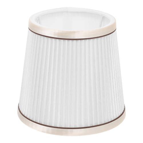 UKCOCO Abat-Jour Nordique Chic En Tissu Pour Lampe De Chevet Luminaire Décoratif Moderne Pour Maison Protection Contre La Poussière 5.91X5.91X5.51 Pouces