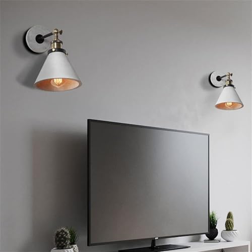 Aplique de pared de cemento para renovar pasillos oscuros con iluminación fija 5