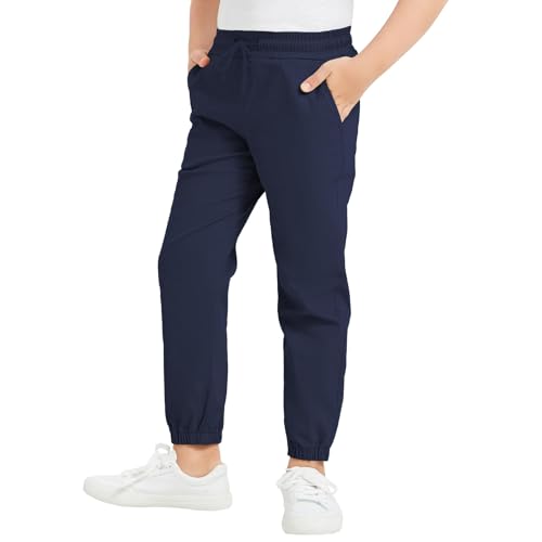 Image of Pull on Stretch School Uniform Jogger Pants for Boys and Girls(2T-16Y)