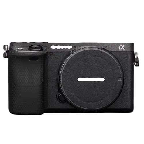 Mebont ステッカーは、Sony ソニー A6300 A6400 に適合する保護装飾ステッカーで、耐擦傷性、耐摩耗性を備えたカメラスキン保護フィルム、迷彩 (マットグレートップフロステッドブラックボトム)