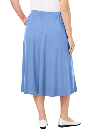 Woman Within Plus Size 7-Day Knit A-Line Skirt2