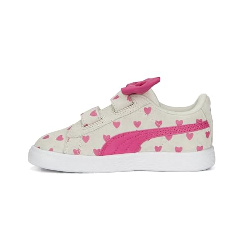 PUMA Kids Girls Suede Classic Re-Bow Slip On Sneakers Shoes Casual - White - Size 3 M3