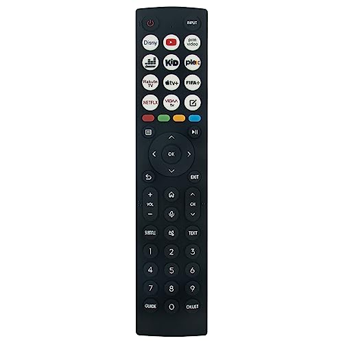 VINABTY Replacement Remote Control ERF2J36 Suits for Hisense 70A6KTUK 70A67KTUK 70A68KTUK 70A69KTUK 70E6KTUK 70E61KTUK 75A67K 75A68K 75A69K 75E6KT 75E61KT 75E62KT 75E63KT 75A6KTUK 75A67KTUK 75A68KTUK