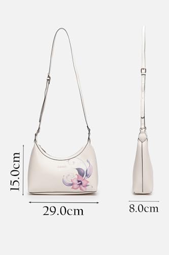 Image of Allen Solly Womens Floral white Sling Bag