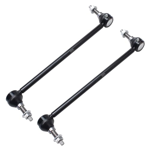 Image of Detroit Axle - 12pc End Kit for Chrysler 300M Concorde LHS Dodge Intrepid, Front Lower Control Arms with Ball Joints Sway Bars Outer Inner Tie Rods Adjusting Sleeves Rear Lateral Links Replacement