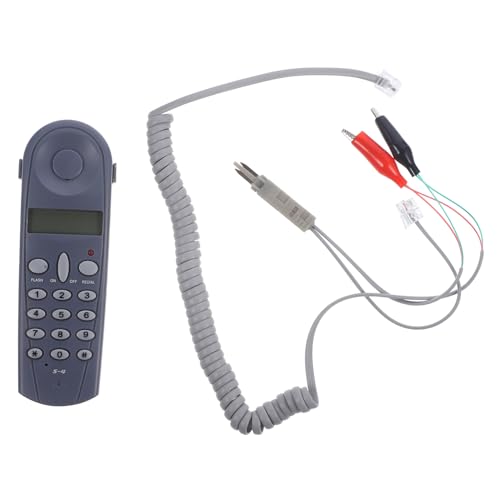 Luxshiny Phone Network Cable Tester Set Easy to Use Test Tool for Phone Devices Real Date Display Versatile for Home Office Industrial Applications Wide Compatibility