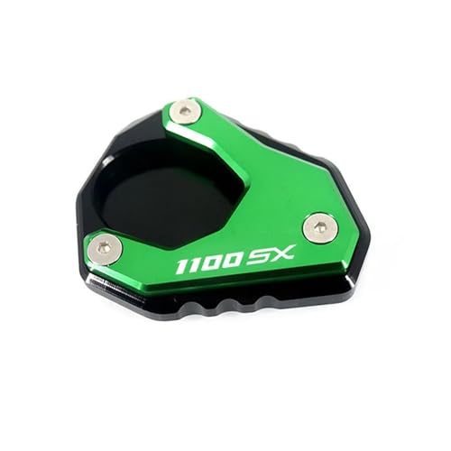 Extension d'agrandissement de béquille latérale CNC Ninja 1100SX plaque support