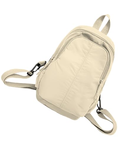 HAUMAUH Sac a Dos Femme Sacoche Petit | Sacs Bandoulière LÉGer Loisirs (21x30x11cm) Homme | Pour Voyage Sport,Achats,Travail & Université (Kaki)