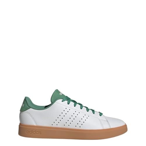 Image of adidas Mens Advantage 2.0 Tennis Sneakers Shoes - White