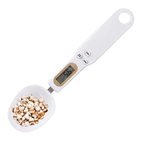 計量スプーンスケール,500g/0.1g 高精度ポータブル電子ミニスケール | 固形物、液体、粉体をはかるデジタルキッチンスケール