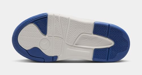 Nike Flight Court Preschool Basketball Shoes (Beige/Blue/Red)4