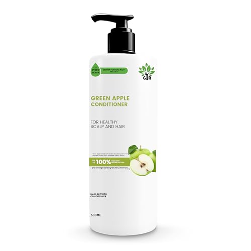 Image of GIR Green Apple Conditioner-Infused with apple Extract - Makes Hair Shiny & glossy finish|100% Botanical Extracts -500ML