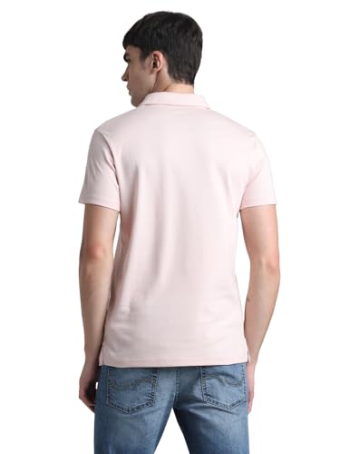 Image of JACK & JONES Men's Cotton Solid Slim Fit T-Shirt