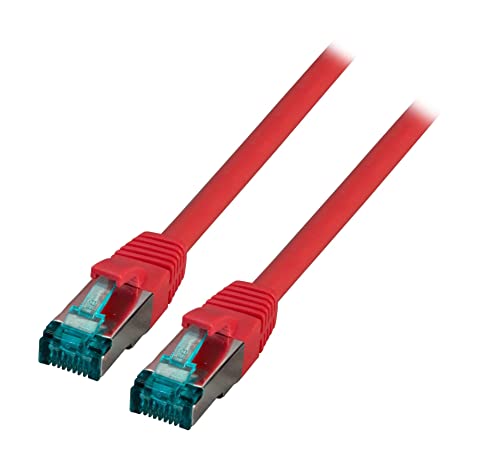 EFB RJ45 Patchkabel S/FTP, Cat.6A, LSZH, 2m, rot