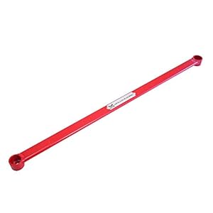 Megan Racing Front Lower Aluminum Red Race Spec Strut Bar (MR-SB-HC12FL-R)
