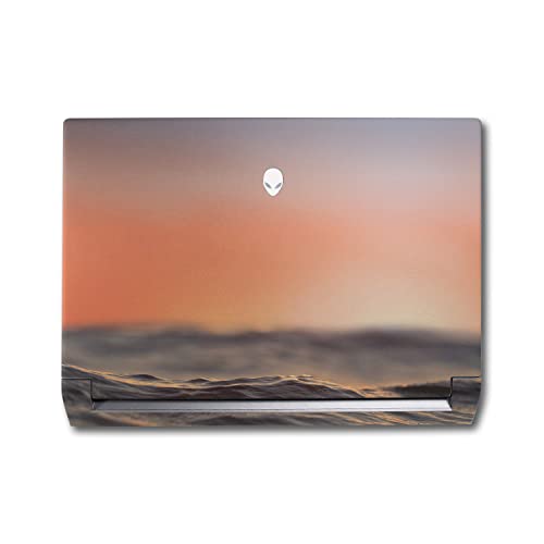 Image of MightySkins Skin Compatible with Alienware M17 R5 (2022) Full Wrap Kit - Sunset Sea | Protective, Durable, and Unique Vinyl Decal wrap Cover | Easy to Apply & Change Styles | Made in The USA