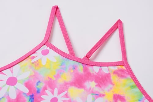 Image of Akokvlar Girls Two Piece Bathing Suit Swimsuit Tankini Swimwear with Boyshort
