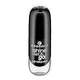 Schwarzer Nagellack Essence Cosmetics Shine Last & Go Gel