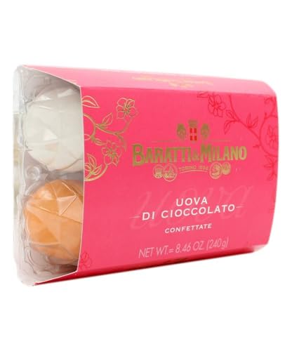 Baratti & Milano - n.6 Uova confettate di cioccolato fondente in...