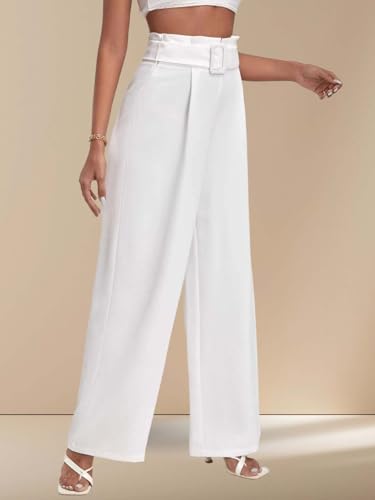 KOTTY Damskie spodnie o regularnej długości, Off-White, 34