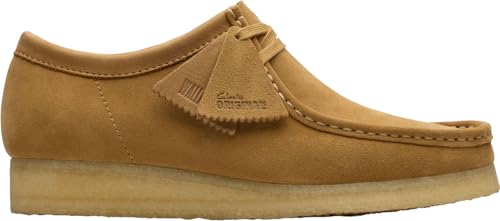 Clarks - Mens Wallabee Shoe, Color Mid Tan Sd, Size: 13 M US