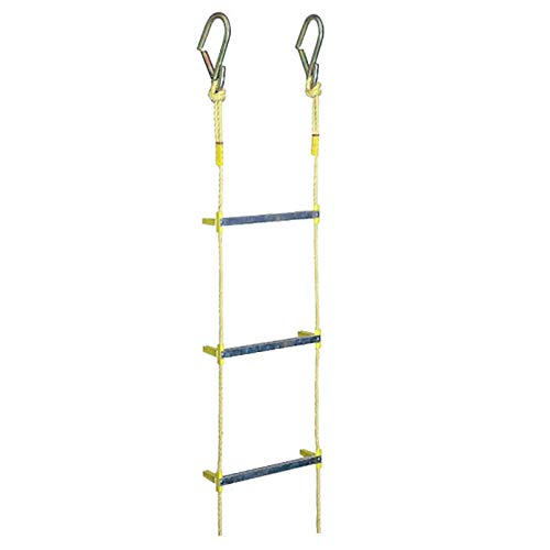 八ツ矢工業 アルミ縄はしご 非常用 避難ロープ 30m 幅340mm 耐荷重160kg 受注生産 メーカー直送 個人宅不可 120496