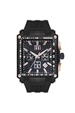 Montre Homme   Cerruti Odissea Noir rectangulaire   CRA31404