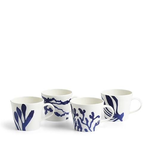 Set de 4 mugs Royal Doulton porcelana 13.5 onzas miniatura 1
