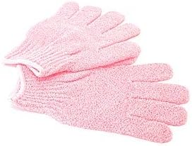 Textured Scrubber Gloves - Pink
