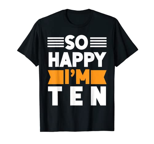 10 cumpleaños camisetas divertidas tan feliz estoy cincuenta 2012 Camiseta