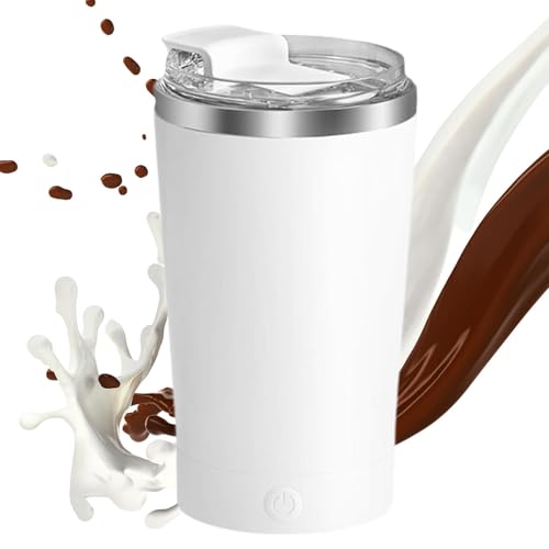 Tazza da caffè con agitazione magnetica - Tazza da caffè con agitazione automatica, elettrica portatile | Bicchiere da caffè agitatore magnetico in acciaio inox per caffè, tè, cioccolata calda, latte