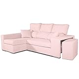 [ SOFÁ CON PUFF Y CHAISE LONGUE ] El modelo FRIGG de TANUK es el sofá perfecto para los que no buscan salirse de la norma pero sí un precio barato. Un sofá de 3 plazas con cheslong de asientos fijos y resistentes. Robusto y sobrio, este sofa incluye un puff bajo el otro lado del chaise longue, ideal como asiento extra si llegan visitas. Si eres de los que no les gustan las modernidades y busca un sofá clásico para ver cómodamente tus series favoritas, sin duda esta es una gran opción.