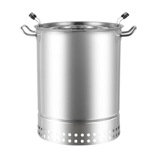 Colcolo Barbecue Suspendu avec brochette, Baril à rôtir Tout Autour, Barbecue de Bois pour Griller, randonnée, Plage, activités de Plein air